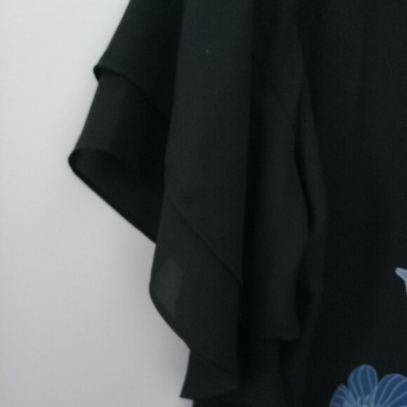 Alfani Floral Back Zipper Blouse - Picture 3 of 3